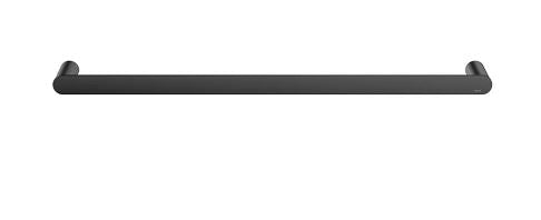 Meir Curvae Single Towel Rail 600mm Matte Black