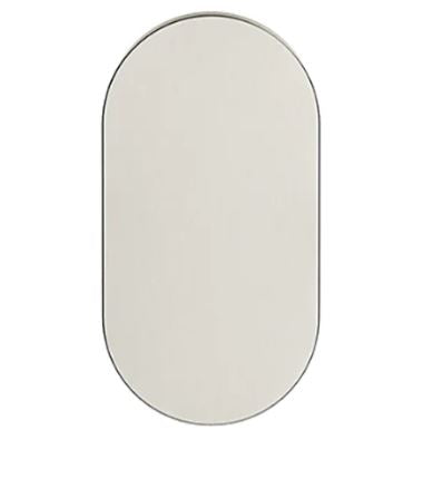 Meir Curvae Single Robe Hook - Brushed Nickel