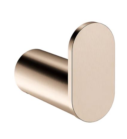 Meir Curvae Single Robe Hook - Champagne