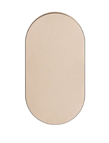 Meir Curvae Single Robe Hook - Champagne