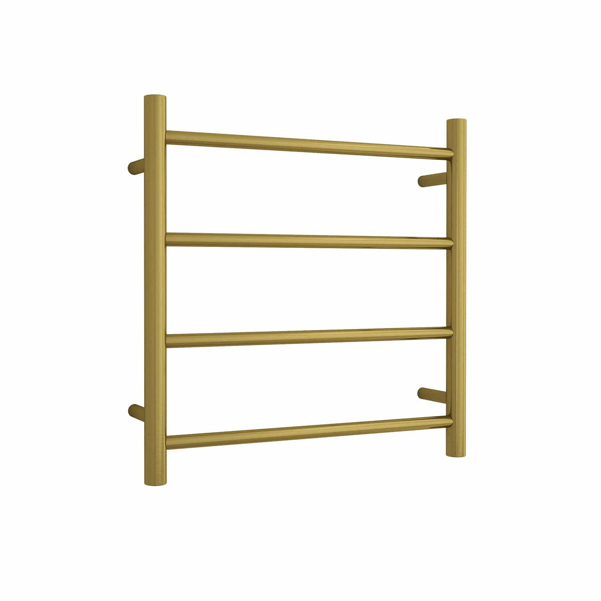Thermogroup Thermorail 240V Round Ladder Heated Towel Rail Brushed Gold