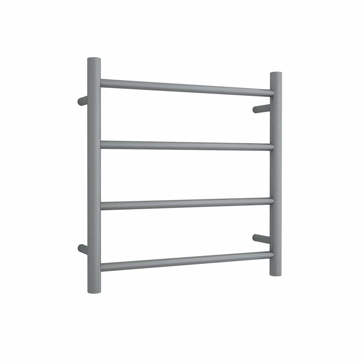 Thermogroup Thermorail 240V Round Ladder Heated Towel Rail Gun Metal