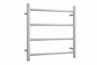 Thermogroup Thermorail 240V Straight Round Ladder Heated Towel Rail Polished Stainless Steel