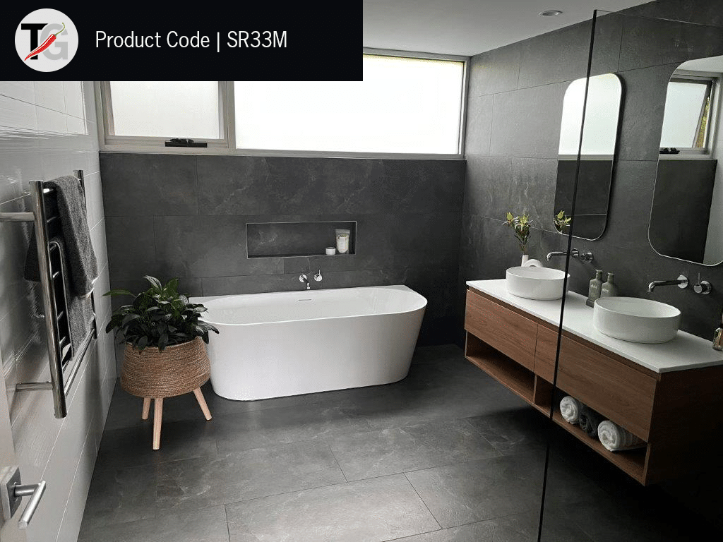 Thermogroup Thermorail 240V Straight Round Ladder Heated Towel Rail Polished Stainless Steel