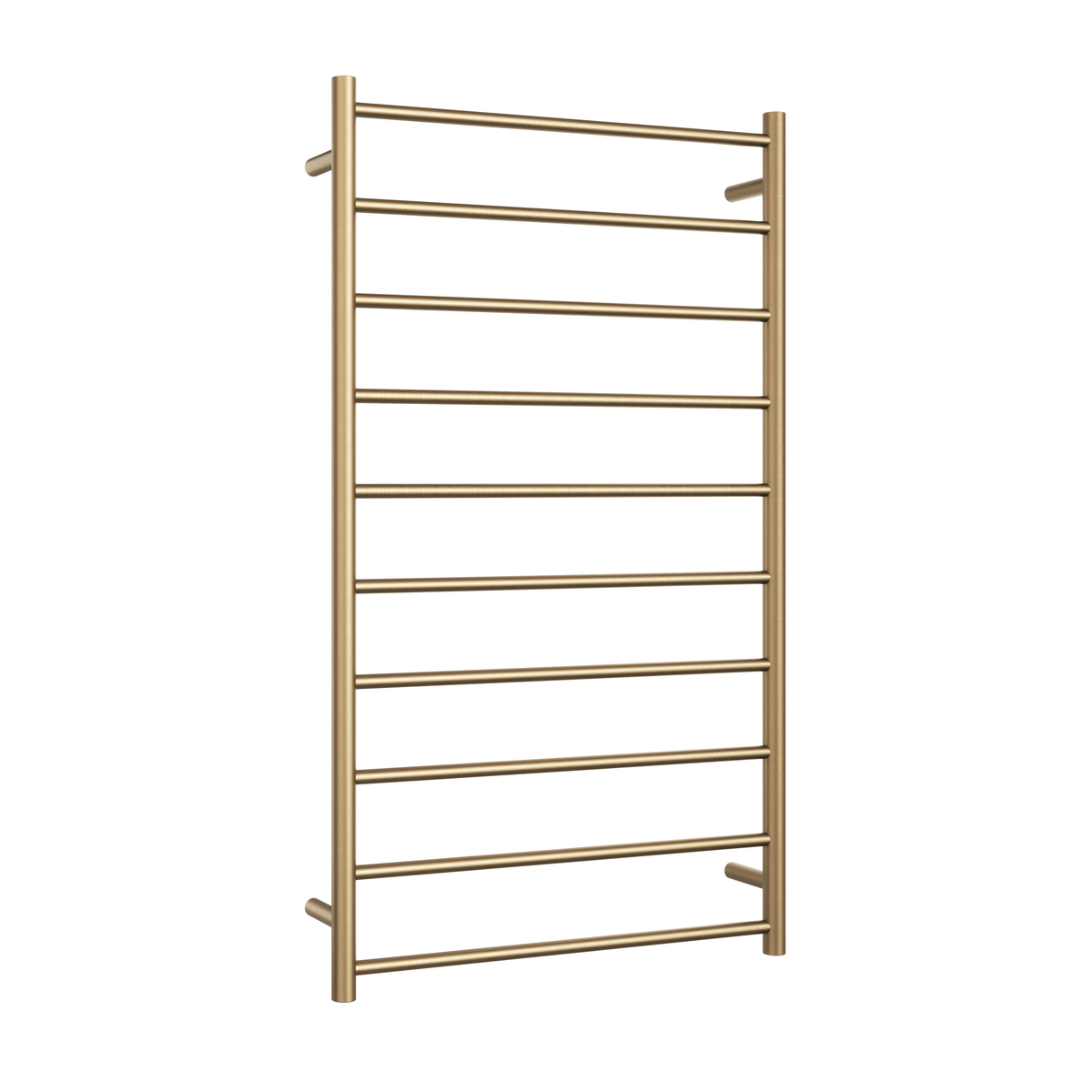 Thermogroup Thermorail 240V Straight Round Heated Ladder Rail Brushed Brass