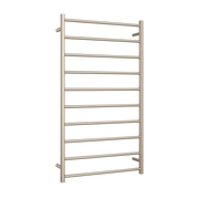 Thermogroup Thermorail 240V Straight Round Heated Ladder Rail Brushed Nickel