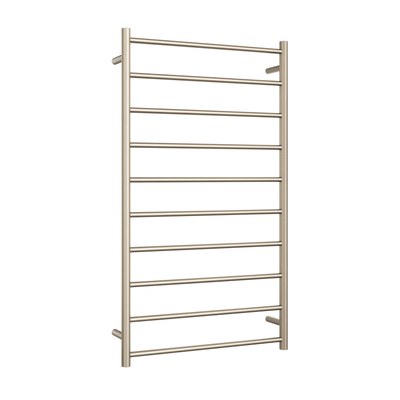 Thermogroup Thermorail 240V Straight Round Heated Ladder Rail Brushed Nickel