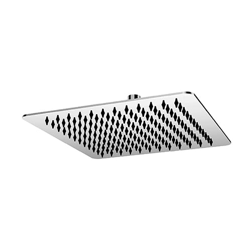 Modern National Stainless Steel Square Shower Head 300mm - Chrome