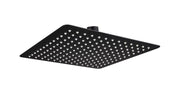 Modern National Stainless Steel Square Shower Head 300mm - Matte Black
