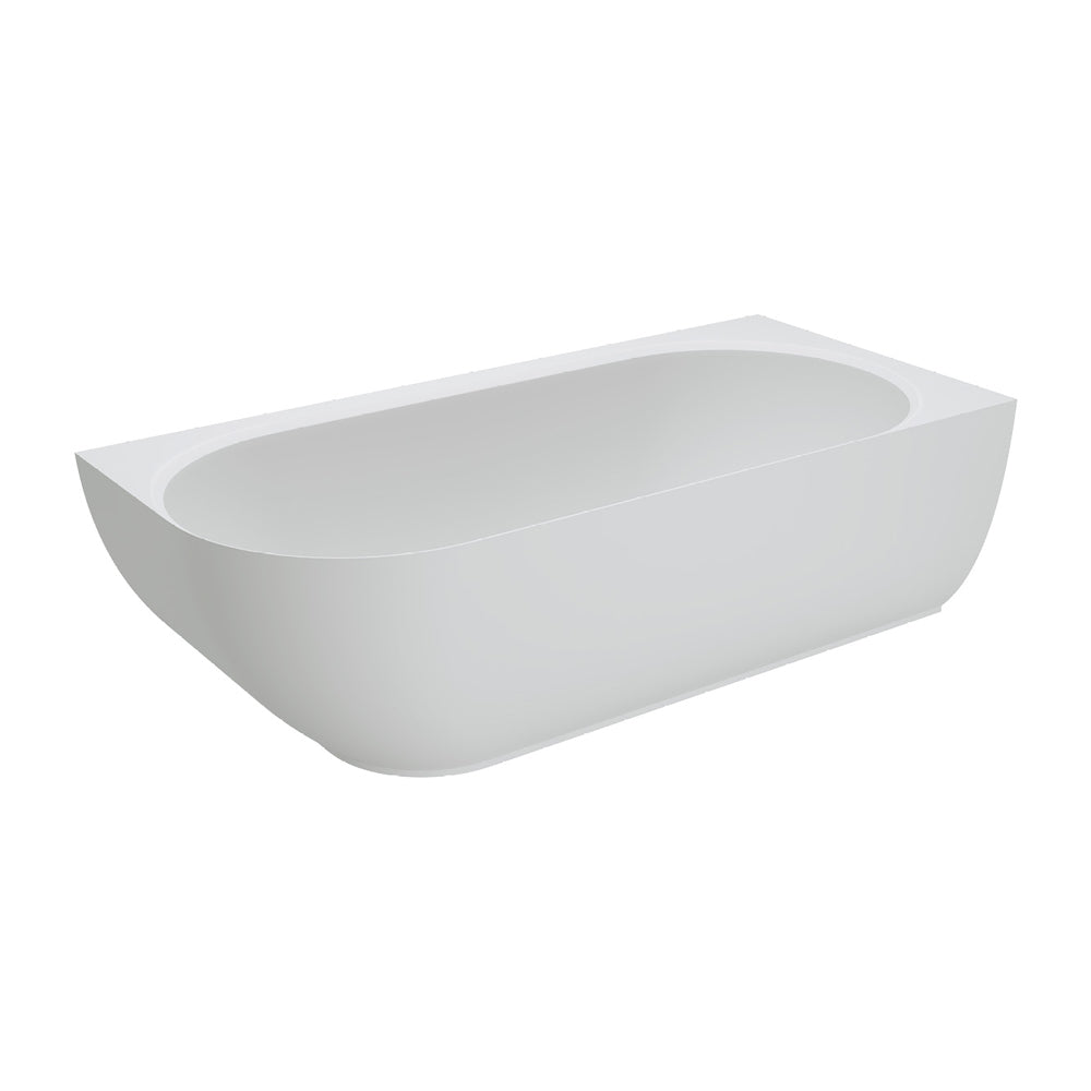 Matta Left-Hand Solid Surface Corner Bath, 1700mm