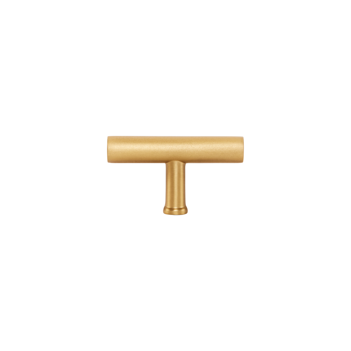 Momo Strano T Knob 60mm in Brushed Satin Brass - view 2