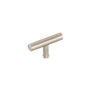 Momo Strano T Knob 60mm in Dull Brushed Nickel