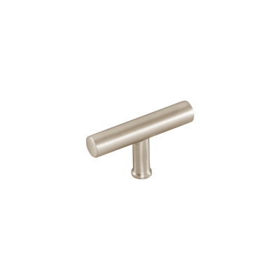 Momo Strano T Knob 60mm in Dull Brushed Nickel