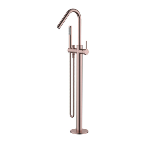 Modern National Star Freestanding Bath Mixer With Hand Shower Dusk