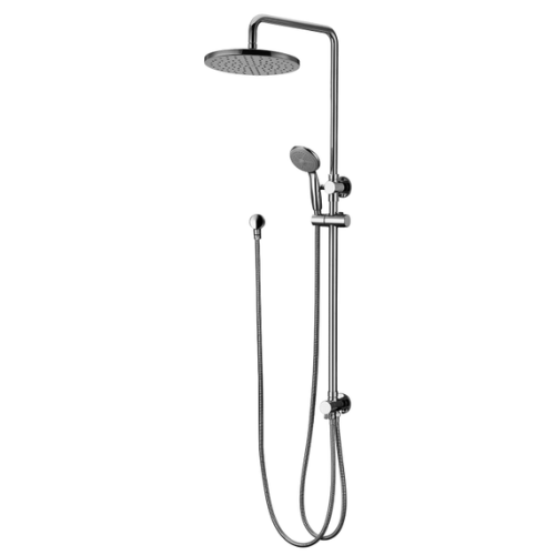 Modern National Star Twin Hose Shower Column Set - Chrome