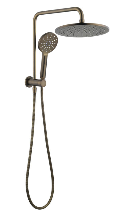 Modern National Star Compact Half Shower Column Set Antique Brass