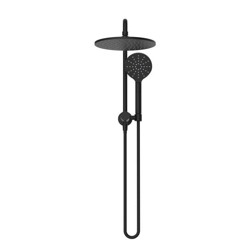 Modern National Star Compact Half Shower Column Set Matte Black