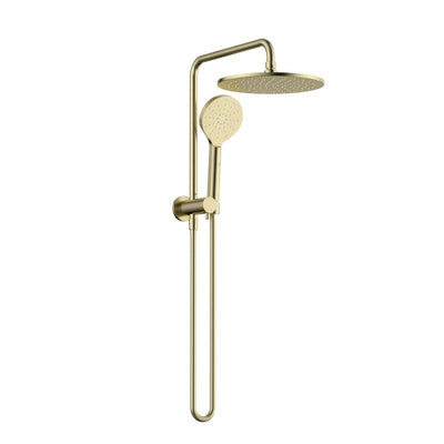 Modern National Star Compact Half Shower Column Set Brushed Bronze