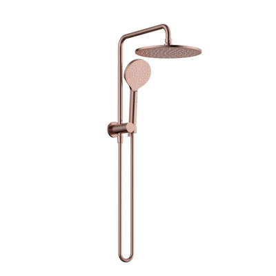 Modern National Star Compact Half Shower Column Set Champagne