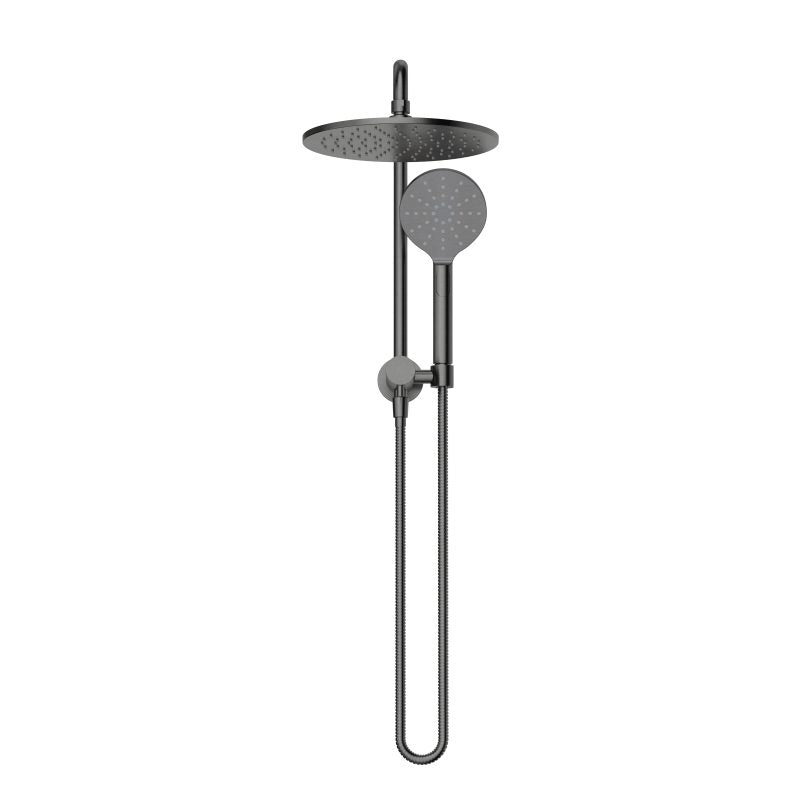 Modern National Star Compact Half Shower Column Set Gun Metal