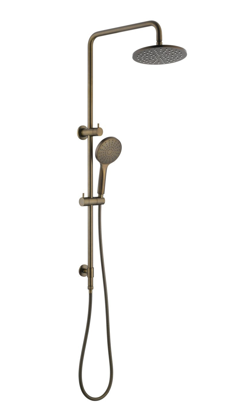 Modern National Star Project Shower Column Set Antique Brass