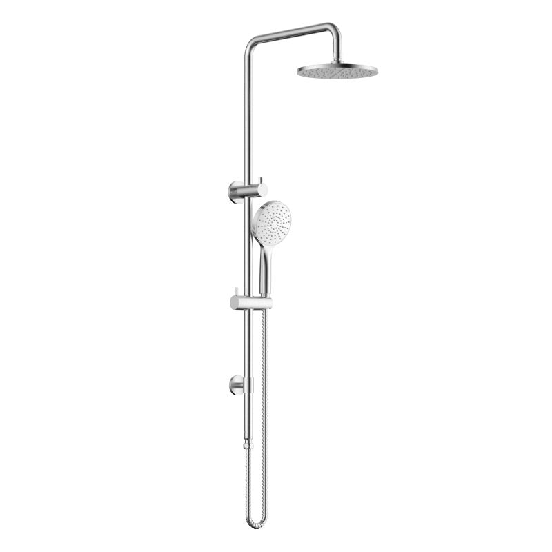 Modern National Star Project Shower Column Set Brushed Chrome