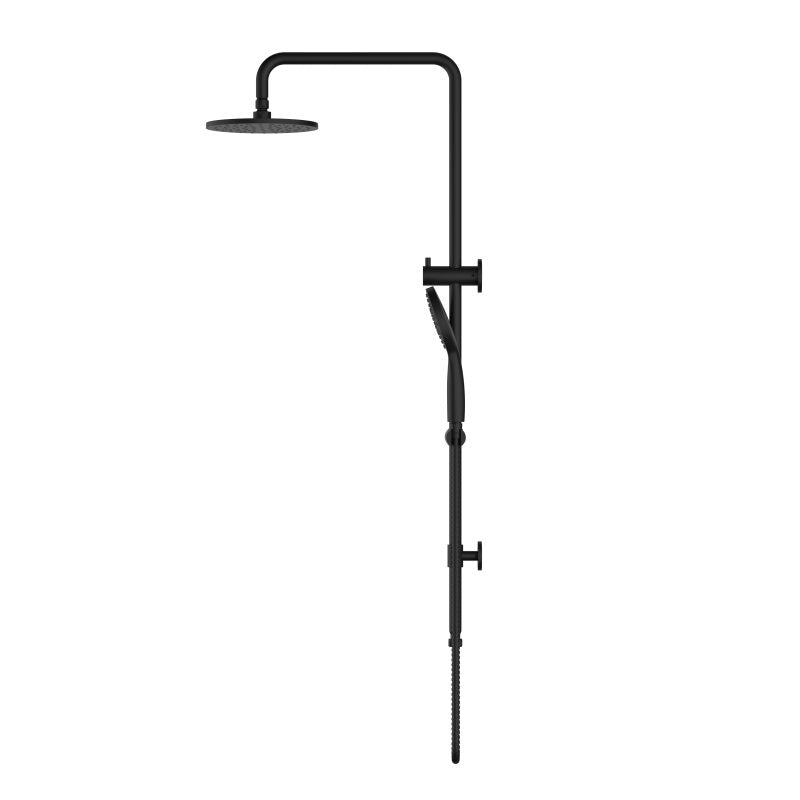 Modern National Star Project Shower Column Set Matte Black