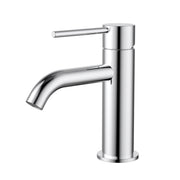 Modern National Star Mini Basin Mixer Curved Spout Chrome