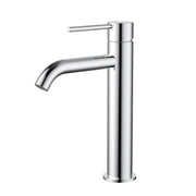 Modern National Star Mini Mid Rise Basin Mixer Curved Spout Chrome