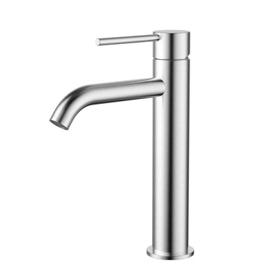 Modern National Star Mini Mid-Rise Basin Mixer Curved Spout