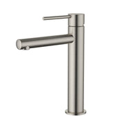 Modern National Star Mini Mid Rise Basin Mixer Brushed Nickel