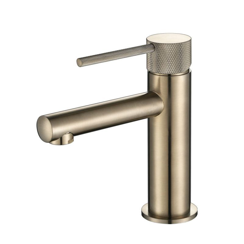 Modern National Star Mini Basin Mixer With Knurled Handle
