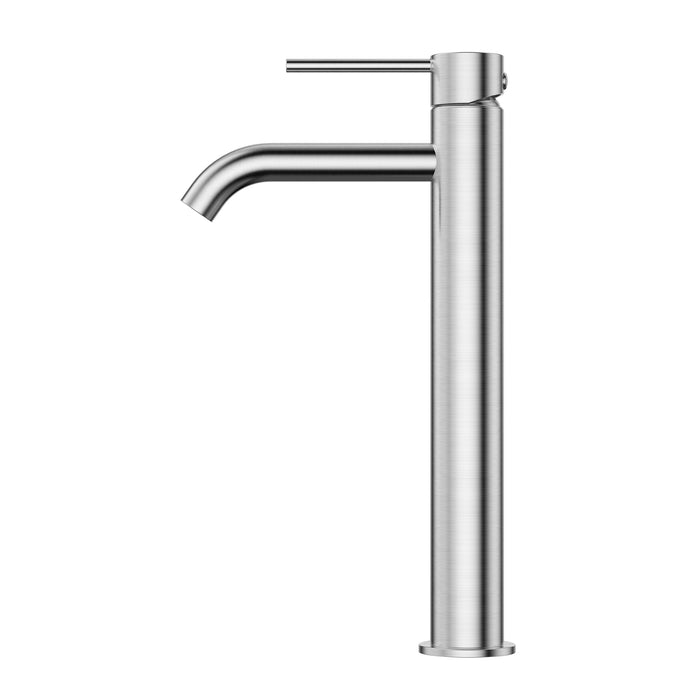 Modern National Star Mini High Rise Basin Mixer Curved Spout