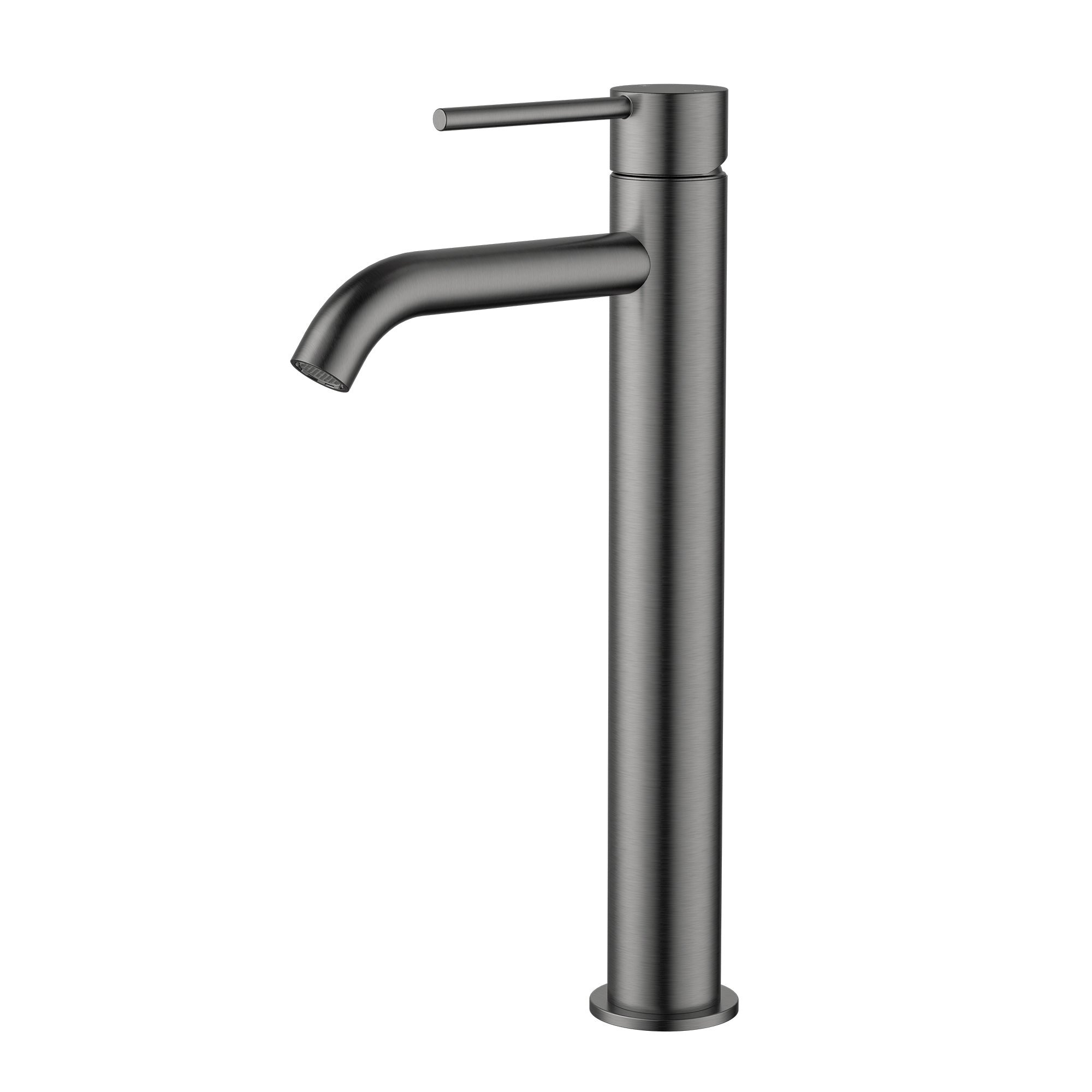 Modern National Star Mini High Rise Basin Mixer Curved Spout