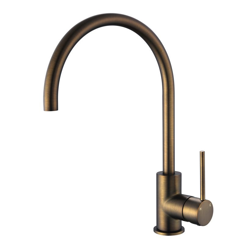 Modern National Star Mini Kitchen Mixer Antique Brass