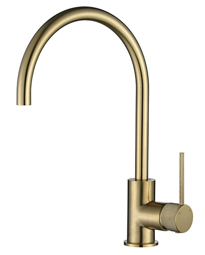 Modern National Star Mini Kitchen Mixer With Knurled Handle Brushed Bronze