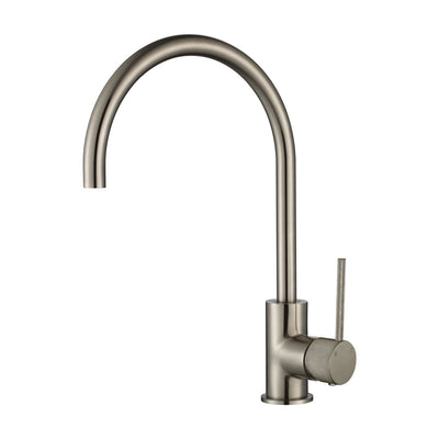 Modern National Star Mini Kitchen Mixer With Knurled Handle Brushed Nickel