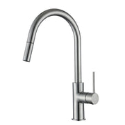 Modern National Star Mini Pull Out Kitchen Mixer Brushed Chrome