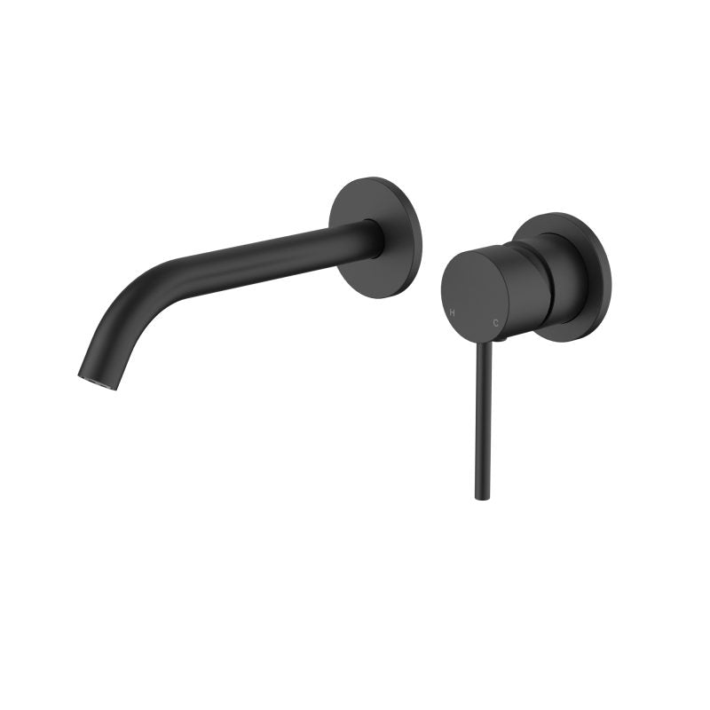 Modern National Star Mini Wall Combination Small Backplate Matte Black