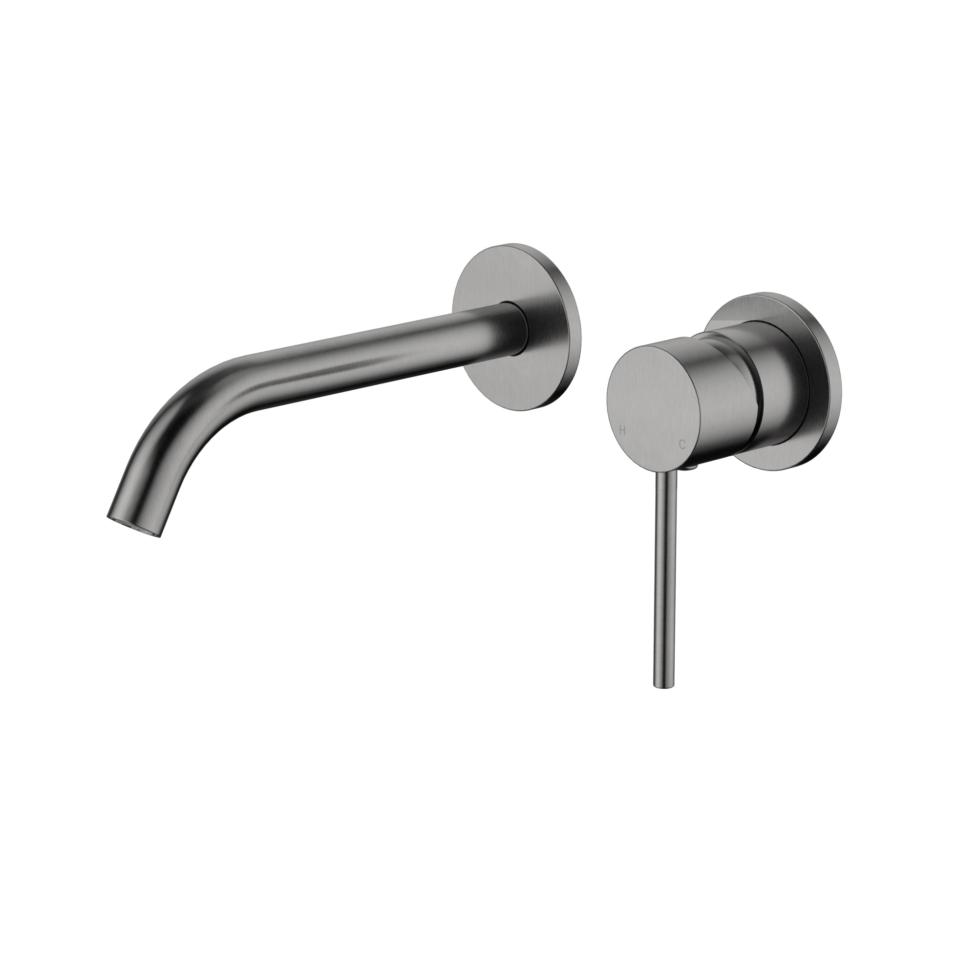 Modern National Star Mini Wall Combination Small Backplate Gun Metal