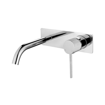 Modern National Star Mini Wall Combination With Knurled Handle Chrome