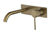 Modern National Star Mini Wall Combination With Knurled Handle Brushed Bronze