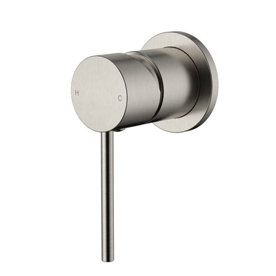 Modern National Star Mini Shower Mixer 60mm Brushed Nickel
