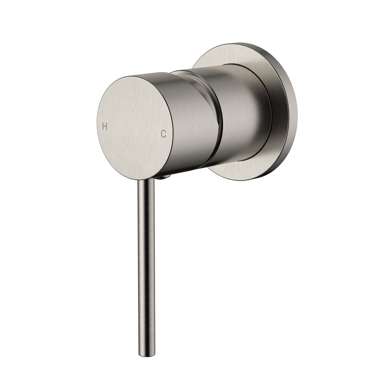 Modern National Star Mini Shower Mixer 60mm Trim Kit Brushed Nickel