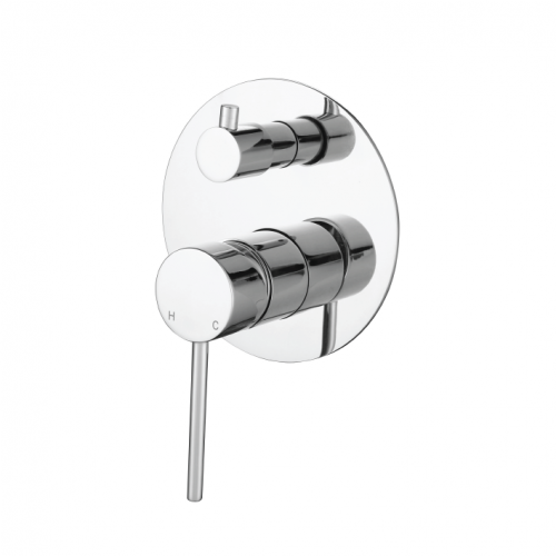 Modern National Star Mini Shower Diverter Mixer Chrome