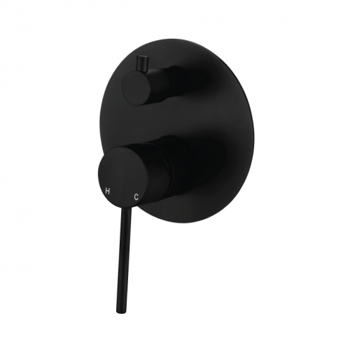 Modern National Star Mini Shower Diverter Mixer Matte Black
