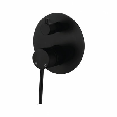 Modern National Star Mini Shower Diverter Mixer Matte Black