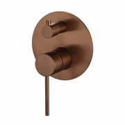 Modern National Star Mini Shower Diverter Mixer Champagne