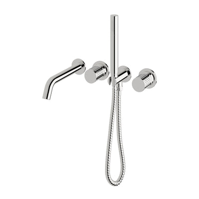 Sussex Circa Vertex Bath Mixer System with Handshower 200mm RH
