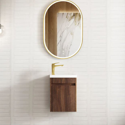 Otti Mini Ensuite 400 Vanity Sable Walnut